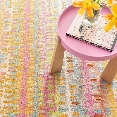 Paint Chip Confetti Micro Hooked Wool Rugs