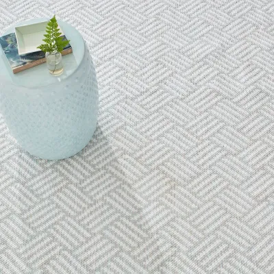 Crisscross Ocean Handwoven Indoor/Outdoor Rugs