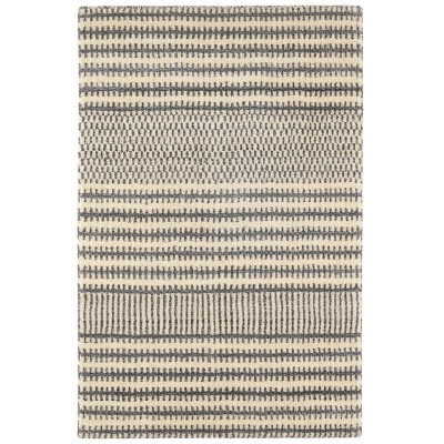 Tracks Grey Hand Loom Knotted Wool Rugs