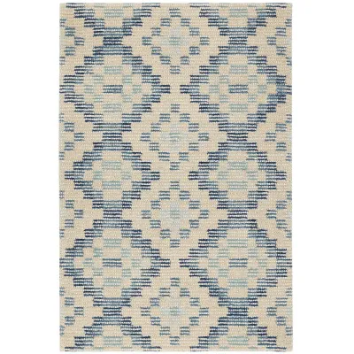 Diamond Cove Blue Hand Tufted Wool Rugs