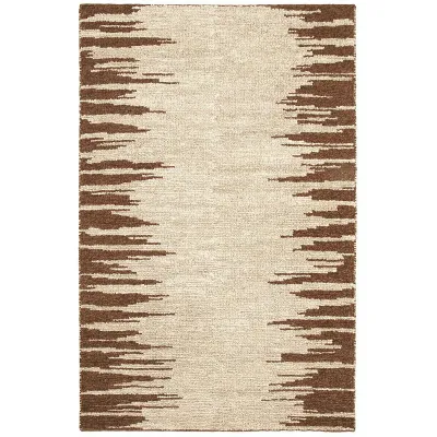 Moss Russet by Marie Flanigan Handwoven Jute Rugs