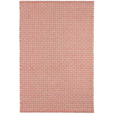 Miss Muffet Paprika Handwoven Cotton Rugs