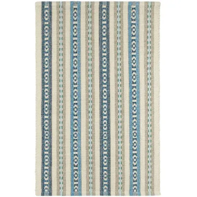 Long Slade Indigo Handwoven Cotton Rugs