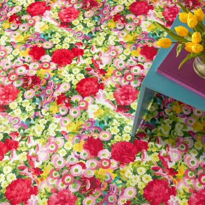 Chamomile by Frances Valentine Cluster Multi Machine Washable Rugs