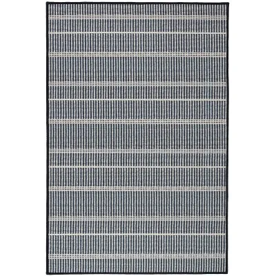 Samson Black by Bunny Williams Machine Washable Rugs