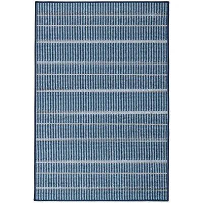 Samson Navy by Bunny Williams Machine Washable Rugs