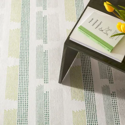 Tread Lightly Green by Kit Kemp Machine Washable Rugs