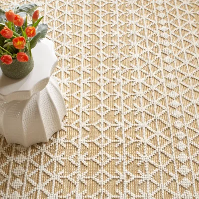 Pembrook Ochre Handwoven Wool Rug