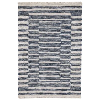 Heights Denim Handwoven Wool Rug