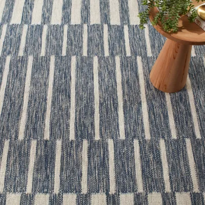 Heights Denim Handwoven Wool Rug