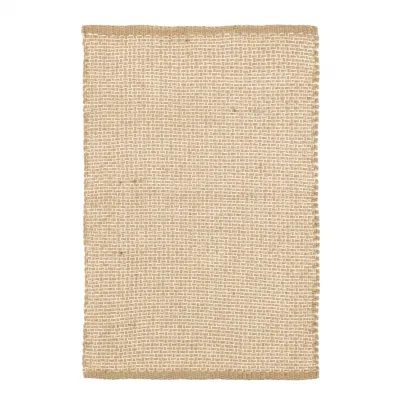 Donnie Ivory Handwoven Jute Rug