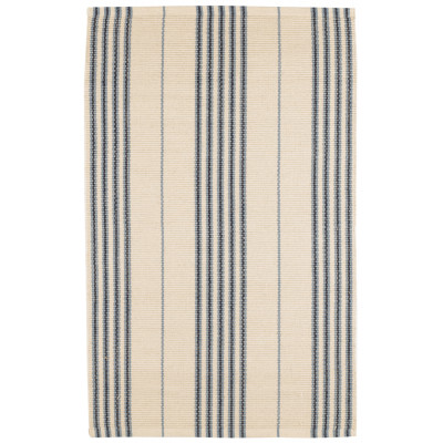 Conway Blue Handwoven Cotton Rug