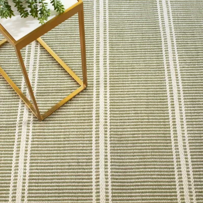 Malta Sage Handwoven Wool Rug