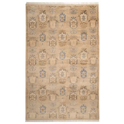 Ashby Taupe Hand Knotted Wool Rug