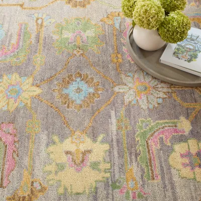 Iris Multi Hand Knotted Wool Rug