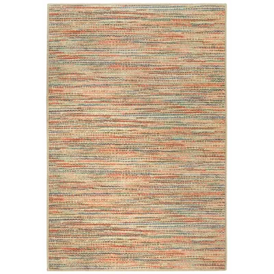 Clay Multi Machine Washable Rug