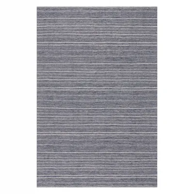 Skipper Stripe Navy Handwoven Indoor/Outdoor Rug