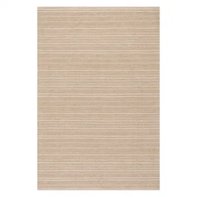Skipper Stripe Khaki Handwoven Indoor/Outdoor Rug