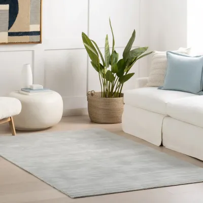 Alva Sky Hand Loom Knotted Viscose Rug