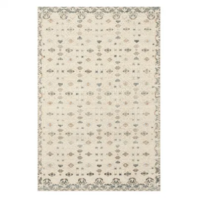 Emory Ivory Hand Knotted Wool Rug