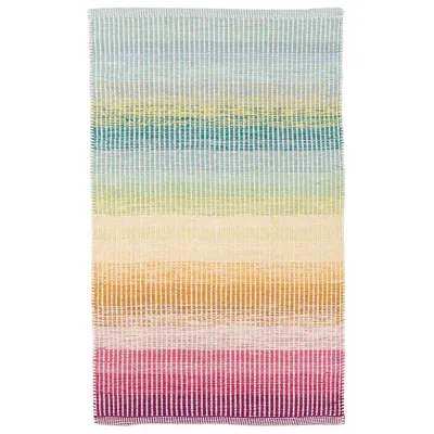 Watercolor Horizon Woven Cotton Rugs