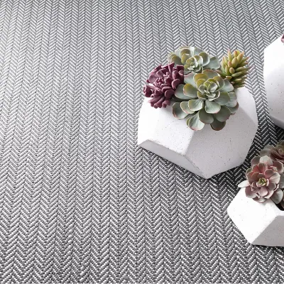 Herringbone Shale Woven Cotton Rugs