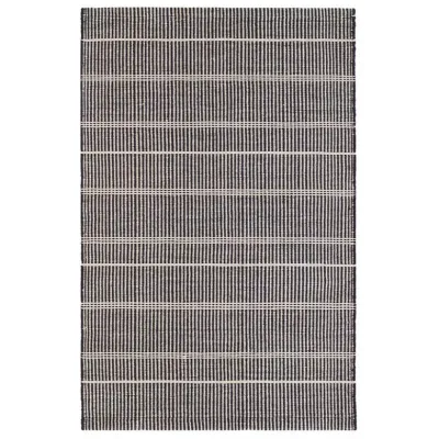 Samson Black Indoor outdoor Rugs