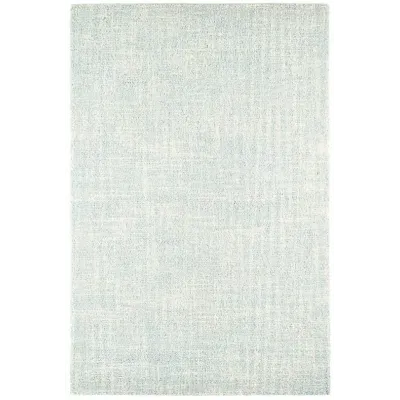 Crosshatch Sky Micro Hooked Wool Rugs