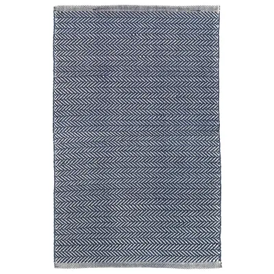 Herringbone Navy/Ivory  Indoor/Outdoor Rugs