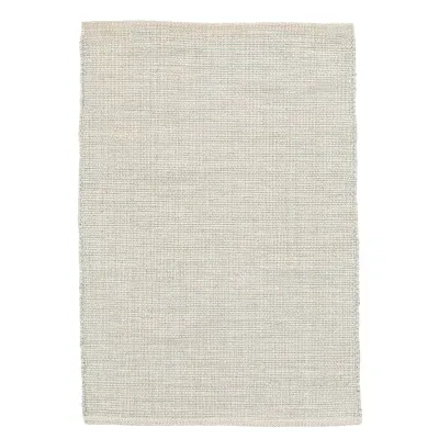 Marled Light Blue Woven Cotton Rugs