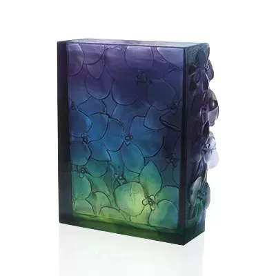 Orchid Dark Blue Vase (Special Order)