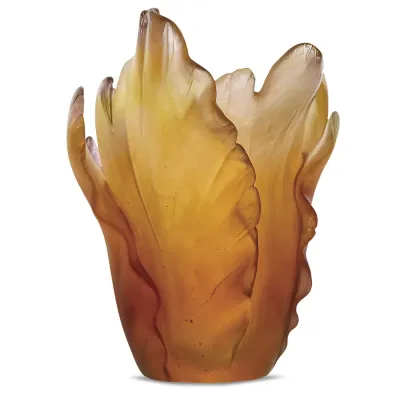 Tulip Amber Vase (Special Order)