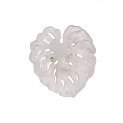 Monstera - Emilio Robba Small White Wall Leaf with Long Fixing