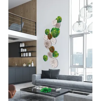 Monstera - Emilio Robba Small Gray Wall Leaf with Long Fixing