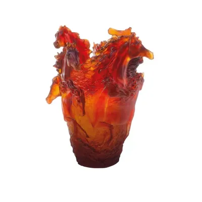 Amber Horse Vase (Special Order)
