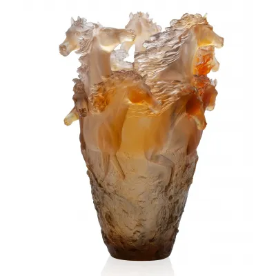 Cavalcade Glazed Brown Magnum Vase