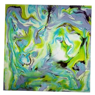 Blue Green Purple Seasons Decorative Panel (Special Order)