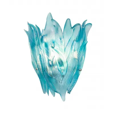 Végétale Turquoise Blue Wall Lamp