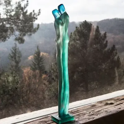Blue Green Départ by Laurence Bonnel (Special Order)