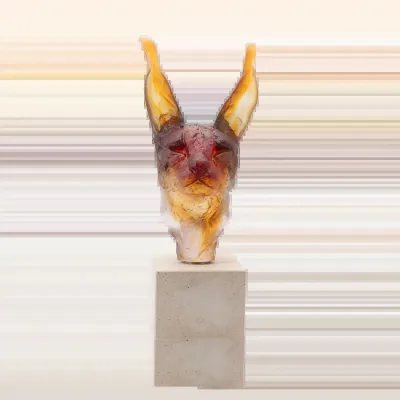 Caracal Head by Isabelle Carabantes (Special Order)
