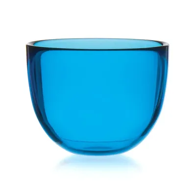 David Mellor Aqua Blue Glass Bowl