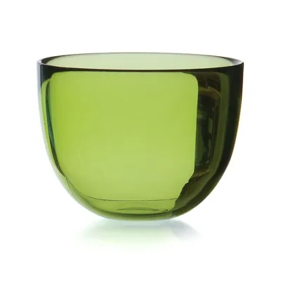 David Mellor Lime Green Glass Bowl