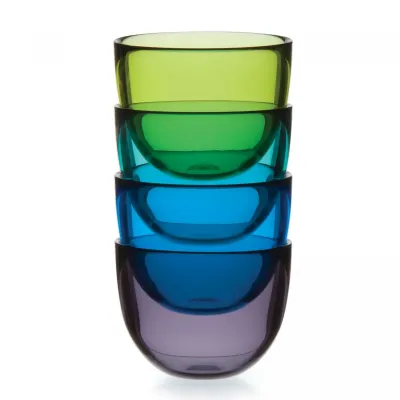 David Mellor Lime Green Glass Bowl