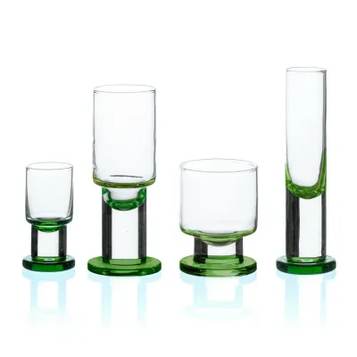 David Mellor Column Green Champagne Glass 13cl