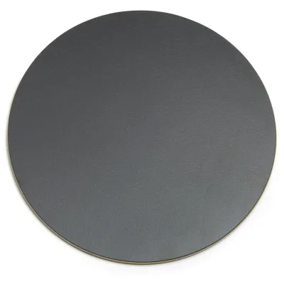 David Mellor Round Birch Placemat Grey/Black