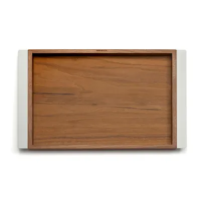 David Mellor Walnut Tray W/ Anodized Aluminum Handles