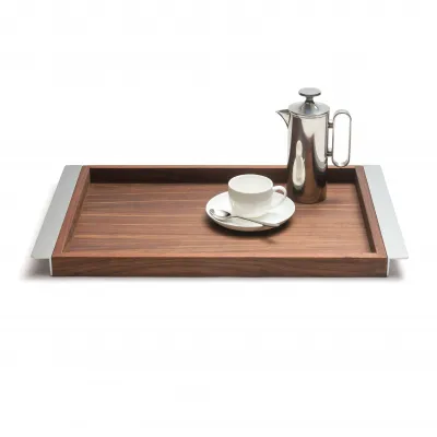 David Mellor Walnut Tray W/ Anodized Aluminum Handles