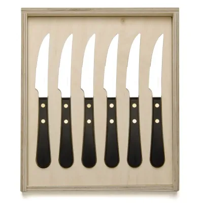 Provençal Black Steak Knife Set