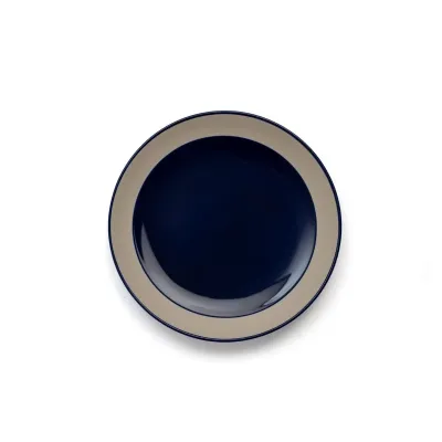 David Mellor Blue Stoneware Side Plate 20cm