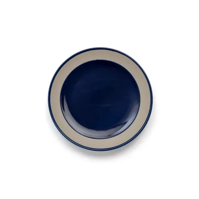 David Mellor Blue Stoneware Side Plate 20cm
